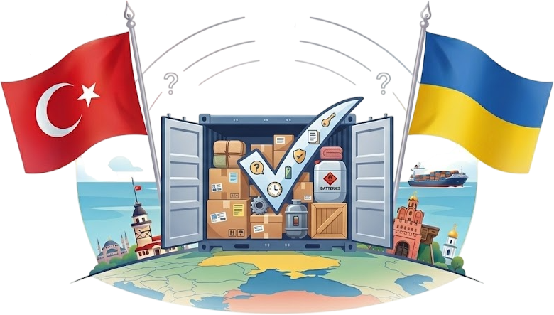 Доставка збірних вантажів з Туреччини до України